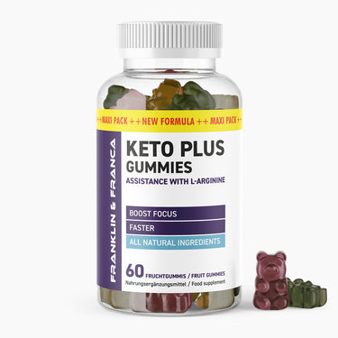 Keto Plus Gummies (60 St.) - Leckeres Keto Gummibärchen - ApoNatura